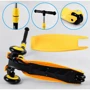 Самокат-беговел Best Scooter 3 в 1 жовтий (BS-38804): Тип гальма ножний