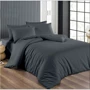 Простирадло LightHouse Sateen Stripe Antracit на гумці страйп-сатин 180х200+25см (603685): Склад 100% хлопок