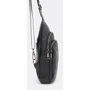 Мужская сумка-слинг Borsa Leather черная (K1328c-black): Тип Сумки