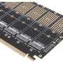 Frime PCI-E x16 to 5 x M.2 (B Key) JMB585 (ECF-PCIEtoSSD010): Интерфейс подключения PCI-E