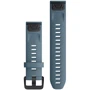 Ремешок Garmin QuickFit 20 Watch Bands Lakeside Blue Silicone (010-12870-00): Цвет синий