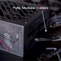 Блок питания ASUS ROG STRIX (550W), >90, 80+ Gold, 135mm, 1xMB 24pin(20+4), 2xCPU 8pin(4+4), 3xMolex, 8xSATA, 2xP (90YE00A2-B0NA00): Мощность, Ватт 550
