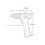 Шуруповерт аккумуляторный Makita 6096DWE: Тип патрона быстрозажимной