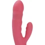 Вибратор-кролик Svakom Avery Strawberry Pink (с двигающимся стволом, движение вперед-назад)