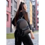 Жіночий рюкзак Sambag Talari MSH чорний (12211001e): Фактура Матовая, Гладкая