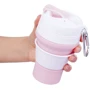 Силіконовий стакан з кришкою і трубочкою Tonna Waist Marshmallow 350 мл (TH_WAIST_MARSHMALLOW): Об'єм, мл 350