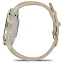 Смарт-часы Garmin Venu 3S Soft Gold Stainless Steel Bezel with French Grey Case and Leather Band (010-02785-55): Фитнес-функции Подсчет калорий, Альтиметр, GPS-модуль, Пульсоксиметр, Шагомер, Пульсометр