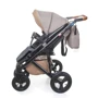 Универсальная коляска 2-в-1 Broco Capri textile cappuccino: Возможность установки люльки есть