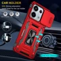 Чехол для телефонов Mobile Case Camshield Army Ring Red for Xiaomi Redmi Note 13 4G: Цвет красный