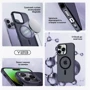 Чехол для iPhone ArmorStandart Y23 MagSafe Transparent Black for iPhone 15 Pro Max (ARM68568): Материалы поликарбонат и полиуретан
