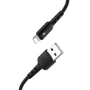 Кабель Hoco USB Cable to Lightning X30 2A 1.2m Black: Длина 1.2 м