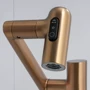 Смеситель для раковины Lefton Single-Hole Rotatable Faucet with Temperature Display-BF2204 Brushed Brass фото 11