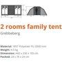 Палатка Dutch Mountains Grebbeberg 4 Grey