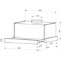 Вытяжка Minola HTLS 6634 BLF 1000 LED GLASS фото 5
