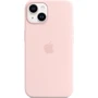 Чехол для iPhone Apple iPhone 14 Silicone Case with MagSafe - Chalk Pink (MPRX3ZE/A)