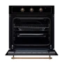 Духова шафа електрична Borgio OVR 106.02 Antrasit Rustic: Об'єм, л 66