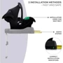 Автокресло-переноска Kinderkraft Mink Pro i-Size Black (KCMINKPRBLK0000): Цвет черный