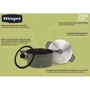 Кастрюля RINGEL Zitrone Olive с крышкой 24 см 5.8 л (RG-2108-24/2/OL) фото 7