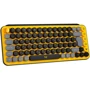 Клавіатура Logitech POP Keys Wireless Mechanical Keyboard Blast Yellow (920-010716): Підключення бездротове