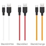 Кабель Hoco USB Cable to USB-C X21 Plus 3A 2m Black/Red: Тип USB Cable - USB-C