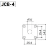 Роз'єм-планка для електрогітари GOTOH JCB-4 GG Jack Cover (Gold): Тип Планки