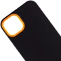 Чехол для iPhone Mobile Case TPU+PC Bichromatic Black / Orange for iPhone 12 / 12 Pro: Материалы поликарбонат и полиуретан
