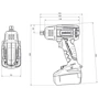 Гайковерт Metabo SSW 18 LTX 400 BL MetaLoc (602205840): Тип инструмента гайковерт