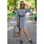 Платье FLFashion Фира ХПФ 3242 46-48 серое повседневное до середины бедра: Вид Повседневные платья