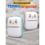 Портативный детский принтер Mini printer с термопечатью Blue фото 7