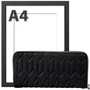 Женский кошелек Valiria Fashion черный (5DETAAB005-black): Формат кошелька Горизонтальный