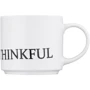 Кружка Ardesto Thinkful керамика 420 мл Белый (AR3043W)