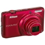 Nikon Coolpix S6500 Red: Диафрагма 3,1-6,5