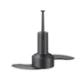 Кухонный комбайн KitchenAid 5KCF0201EBK: Материал насадок металл