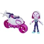 Ігровий набір HASBRO Spider Man Спайді та його дивовижні друзі (GHOST SPIDER COPTER CYCLE) (F1459_F1942) фото 4