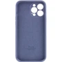 Чехол для iPhone Mobile Case Silicone Case Full Camera Protective Lavender Gray for iPhone 15 Pro: Цвет фиолетовый
