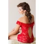Пеньюар SoftLine Veronica, S/M (red)