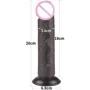 Фаллоимитатор LoveToy Sliding-Skin Dual Layer Dong 8" Black
