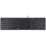 Комплект проводной Genius C-126 SlimStar USB Black Ukr (31330007407)