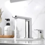 Смеситель для раковины Lefton Widespread 2-handle Bathroom Faucet with Temperature Display-BFWS2402 Chrome: Тип излива стационарный
