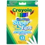 Фломастери CRAYOLA Supertips (washable) 12 шт (7509)