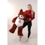 Мягкая игрушка Бенжамин +сердце 135/50 см шоколад