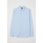 Рубашка H&M 4081048 46 голубая с длинным рукавом