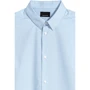 Рубашка H&M 4081048 46 голубая с длинным рукавом: Длина рукава Длинный