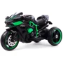 Детский электромотоцикл 3 колесный Bambi Racer Kawasaki 45W черно-зеленый (M 5023EL-2): Вид мотоцикл
