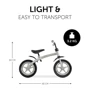 Беговел детский Hauck Super Rider 12 Lavender (81409-7): Колеса литые