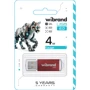 USB-флешка Wibrand 4GB Cougar USB 2.0 Red (WI2.0/CU4P1R): Стандарт USB USB 2.0
