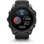 Смарт-часы Garmin Fenix 8 AMOLED 51mm Sapphire Carbon Grey DLC with Black/Pebble Grey Silicone Band (010-02905-21): Виды спорта Дайвинг, Парусный спорт, Серфинг, Гольф, Плавание, Велоспорт, Бег