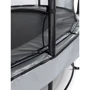 Батут EXIT Elegant Premium 366 cm grey с сеткой безопасности Deluxe для детей и взрослых: Диаметр / Ширина, см 390