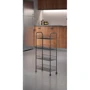 Этажерка Metaltex ASCONA LAVA 4 уровня 41x23x84см черная (344504): Размеры, см 41x23x84