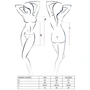Эротический пеньюар Passion NANNA CHEMISE black XXL/XXXL
